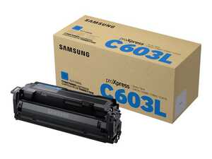 Toner Samsung CLT-C603L SU080A Cyan extra bild 1