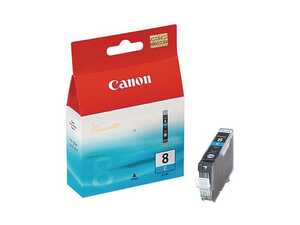 Bläckpatroner Canon CLI-8C Cyan extra bild 1