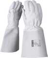Läderhandske OX-ON Worker Comfort 2303 Vit