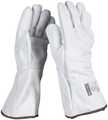 Läderhandske OX-ON Worker Comfort 2306 Vit