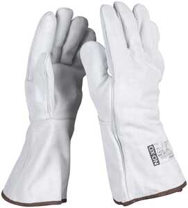 Läderhandske OX-ON Worker Comfort 2306 Vit