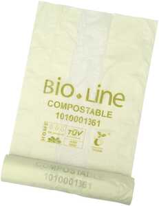 Biopåse Abena Kompost Grön 15L 45x45cm15my 50st/rl