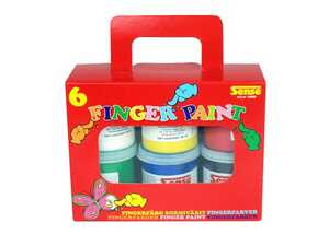 Fingerfärg Sense 80ml 6st