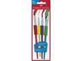 Penselset Faber Castell Soft Grip 4 Storlekar 4st