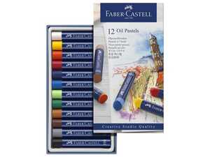 Oljepastellkritor Faber Castell 12 Färger