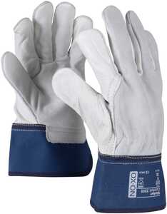 Läderhandske OX-ON Worker Comfort 2305 Vit