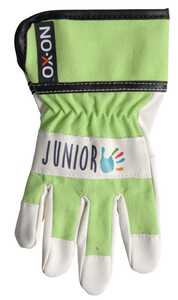 Junior Handske OX-ON 10001 Vit-Grön