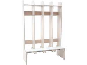 Garderob Nordic Brands Space Golvmodell 4 Fack Vit
