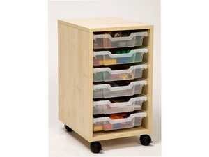 Enkel Hurts Nordic Brands med Hjul 6st Transparenta Backar