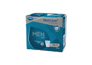 Lättinkontinensskydd MoliCare Premium MenPad 2 Droppe Ljusgrå 14st