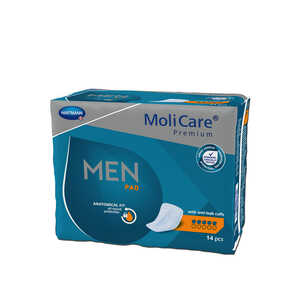 Lättinkontinensskydd MoliCare Premium MenPad 5 Droppe Orange 14st
