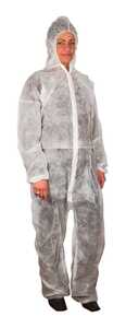 Coverall Abena Nonwoven Vit S/M