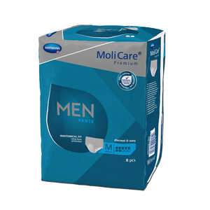 Inkontinensskydd Molicare Premium MenPants 7 Droppar Grå M 8st
