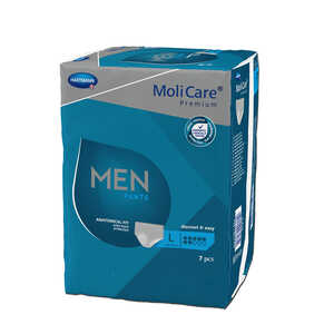 Inkontinensskydd Molicare Premium MenPants 7 Droppar Grå L 7st