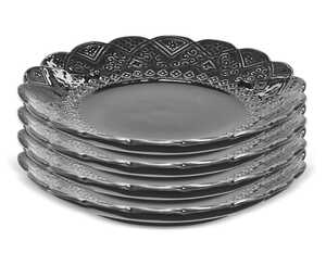 Servis set Assiett Cult Design Orient Asfalt 4 delar