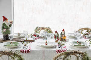Servis set Assiett Cult Design Orient Vit 4 delar extra bild 2