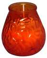 Ljuslykta Abena Paraffin Orange 9.5x10.5cm 70h