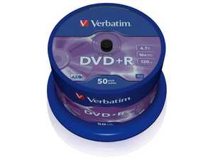 DVD+R Verbatim 4.7GB 50st