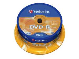 DVD-R Verbatim 4.7GB 25st