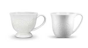 Servis set Mugg & Kaffemugg Cult Design Orient Vit 8 delar extra bild 1
