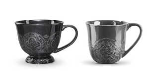 Servis set Mugg & Kaffemugg Cult Design Orient Asfalt 8 delar extra bild 1