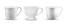 Servis set Mugg, Kaffemugg & Minimugg Cult Design Orient Vit 12 delar extra bild 1