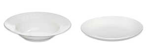 Servis set Djup Tallrik & Tallrik Cult Design Orient Vit 12 delar extra bild 1