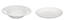 Servis set Djup Tallrik & Tallrik Cult Design Orient Vit 12 delar extra bild 1