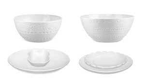 Servis set Tallrik, Assiett & Skål Cult Design Orient Vit 36 delar extra bild 1
