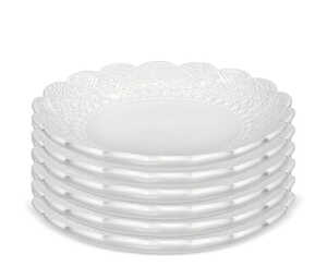 Servis set Assiett Cult Design Orient Vit 6 delar