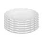 Servis set Assiett Cult Design Orient Vit 6 delar