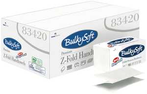 Pappershandduk Bulkysoft EasyPack Z-vikt Nyf 2-lag 144st