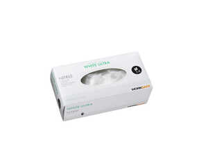 Engångshandskar Nitrile Worksafe Ultra Puderfri Vit 7-8 M 150st