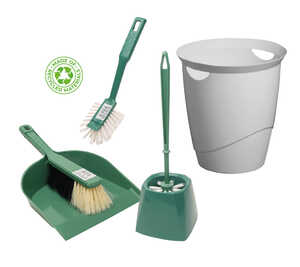 Paket med Papperskorg, WC-set, Handsopset och Diskborste Eco
