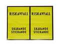 Etikett Nordic Brands Riskavfall 150mmx10m 100st