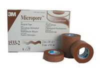 Kirurgiska Tejp Micropore Beige 2.5cmx9.1m 12st