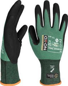 Skärskyddshandske OX-ON Cut Advanced 9904 Svart-Grön