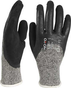Skärskyddshandske OX-ON Cut Supreme 9603 Svart-Grå