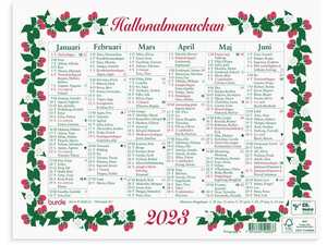 Bildkalender Burde Lilla Hallonalmanackan - 5020