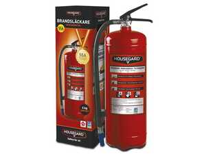 Brandsläckare Housegard Pulver Röd 6kg