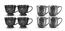 Servis set Mugg & Kaffemugg Cult Design Orient Asfalt 8 delar