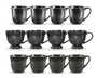 Servis set Mugg, Kaffemugg & Minimugg Cult Design Orient Asfalt 12 delar