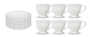 Servis set Assiett & Mugg Cult Design Orient Vit 12 delar
