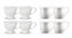 Servis set Mugg & Kaffemugg Cult Design Orient Vit 8 delar