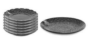 Servis set Fruktfat & Assiett Cult Design Orient Asfalt 7 delar