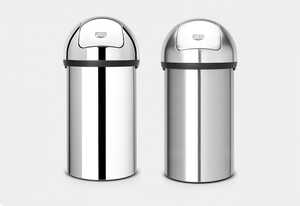 Papperskorg Brabantia Push Bin 60L