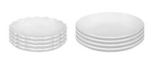 Servis set Tallrik & Assiett Cult Design Orient Vit 8 delar