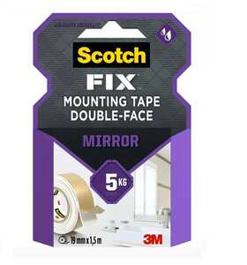 Monteringstejp 3M Scotch-Fix Spegel 19mmx1.5m