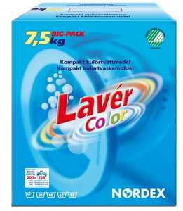 Tvättmedel Nordex Lavér Color Pulver 7.5kg