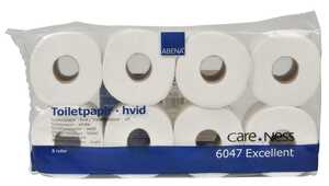 Toalettpapper Abena Care-Ness Excellent 3-lags Vit 34.2m 48rl